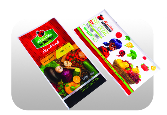 کیسه فریزر پاکتی 100 عددی